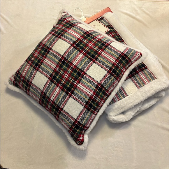 North Pole Other - The North Pole Trading Company Chenelle Throw Blanket and Matching Pillow NWT